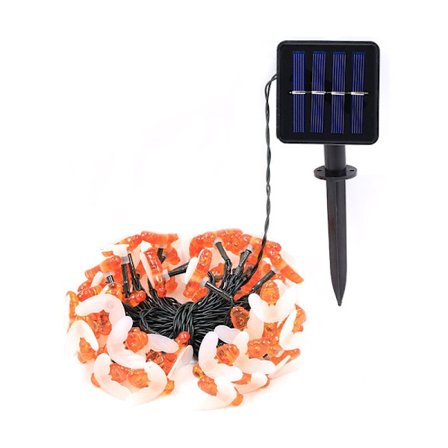 Söta bi-dekorativa ljusslingor för jul, fest, uteplats, camping, inomhus- och utomhusdekorationer 7 meter 50 lampor