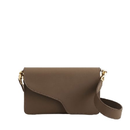 ATP Atelier Assisi Khaki Brown Vacchetta Handväskor Dam Grön ONESIZE