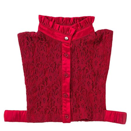Skjorta Fake Collar Kläder Accessoarer WINE RED