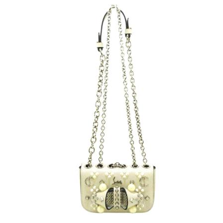 Christian Louboutin Pre-owned, Pre-owned Shoulder Bags Beige, Dames, Maat:ONE Size