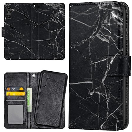 Samsung Galaxy S25 - Plånboksfodral/Skal Marmor