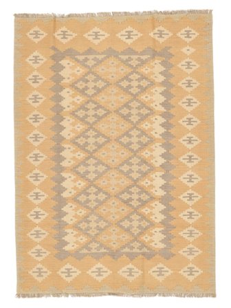 Ljus Nomad Kelim Matta Orientalisk Orange/Beige (Ull, Persien)