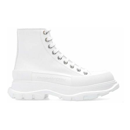 Alexander McQueen, Ankle Boots Biały, Kobieta, Rozmiar: 37 EU