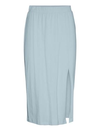 Vmpanna Hw Calf Skirt Jrs Blue Vero Moda