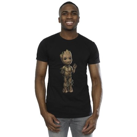 Marvel herr I Am Groot Wave Pose T-shirt L svart
