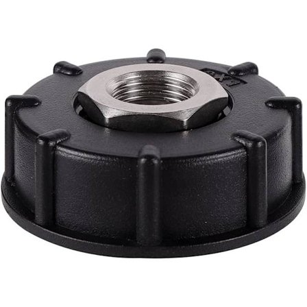 S60X6 Grov gängad vattentankadapter med slanganslutning Rostfritt stål Ventil pipanslutningar (1/2" invändig gänga)