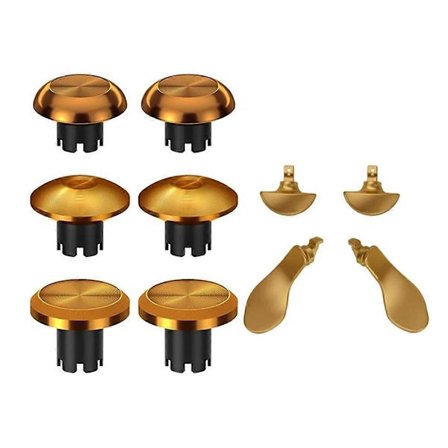 Metallinen joystick-sarja PS5 Edge -pelikonsolille, joystick-takakytkimet, liipaisimet, painikkeet PS5 Dualsensille