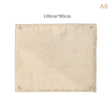 Brandsäker campingduk, flamskyddande isoleringsmatta, filt, vit