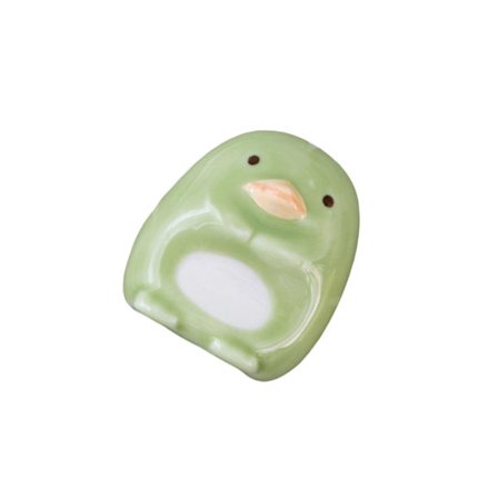 Kestävä aterinteline, BPA-vapaa, eläimen muotoinen syömäpuikkoteline - Vihreä