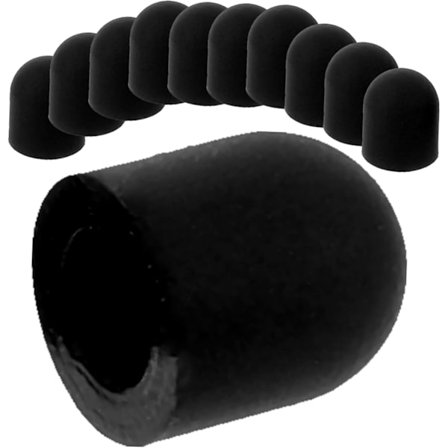 2 sæt Udskiftningsgummitips til Stylus Skærmpen Fine Tip Nib til 2-i-1 Konduktiv Pen Silikone Etui