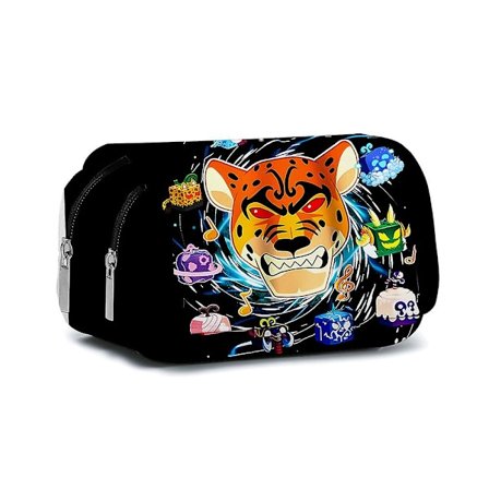 Blox Fruits Blyantveske Stor Kapasitet Pennveske med Glidelåser for Barn Skolemateriell Organizer Gave db