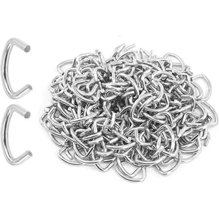 1000 st 1/2" Galvaniserade Grisringar Sortiment, Professionella Grisringar [DS]