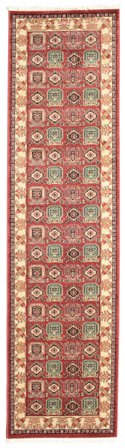 Kazak Simav Rouge/Beige Tapis Corridor Petit Oeko-Tex