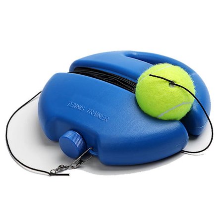 Tennis tränare och 1 studsboll, tennisövning studs p