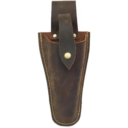 Læretui for beskjæringssakser eller tang, læretui, verktøyholder, belteholder, veske for tang, beskjæringssakser, saks eller hagekniv