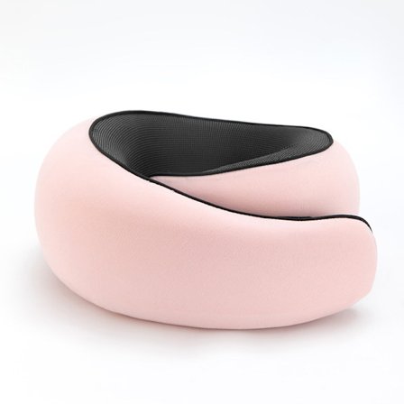 Rejse Nakkepude U-formet Memory Foam Nakkepuder Massage Nakkepude Sovende Flypude Cervikal Sundhedspleje Pude pink