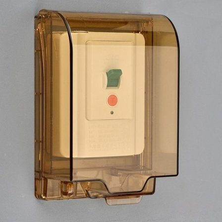 Bryter Beskyttelsesdeksel Stikkontakt Vanntett boks KAFFE