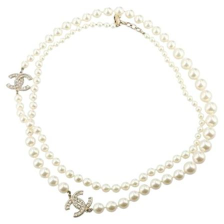 Chanel Vintage - Vintage Smycken - Grå - Dam - Storlek: One Size, Dam, Storlek: ONE SIZE