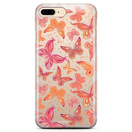 Bjornberry iPhone 7 Plus TPU Skal - Fjärilar