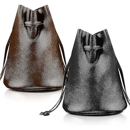 Kunstlær Trekkpose, Myntpose, Medisinpose, Mobiltelefonveske Gave