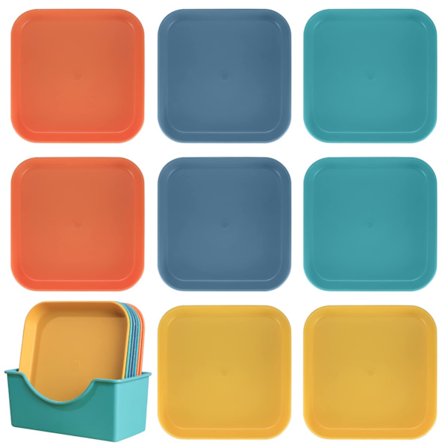 Pienet muoviset lautaset, illallislautaset, kakkulautaset, jälkiruokalautaset, salaatti-/kakku-/illallislautaset, BPA-vapaat muoviset lautaset 