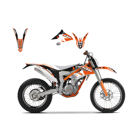 Stickerset Blackbird Freeride Dream 3 - KTM Freeride 250R 2012-2017