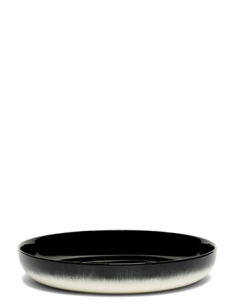 High Plate Dé Home Tableware Plates Dinner Plates Svart Serax