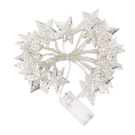 Stjernelys, 20 LED, 3 meter, stjernelys til KLB