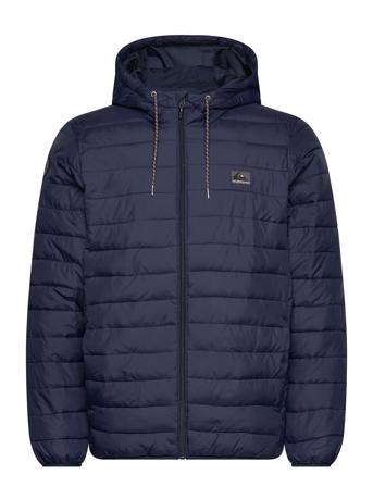 Scaly Hood Fôret Jakke Blå Quiksilver*Betinget Tilbud