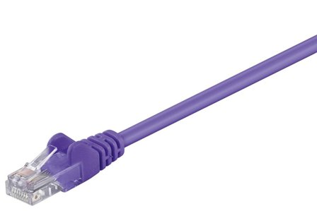 MicroConnect nettverkskabel - 20 m - purpur