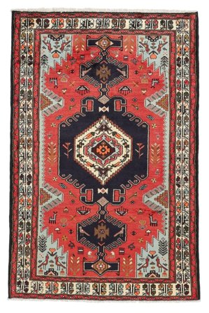 Hamadan Rug Oriental (Wool, Persia)