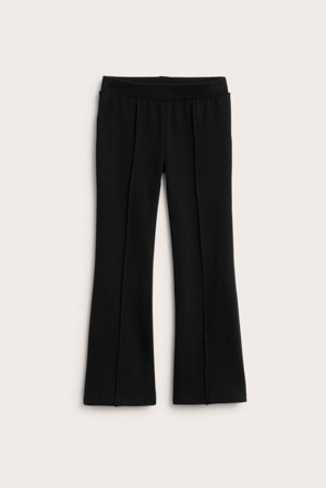 Kappahl | Rozszerzane spodnie trykotowe | Czarne
