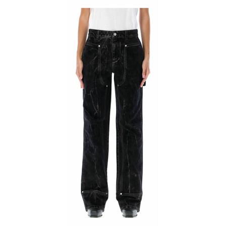 Stella McCartney, Trousers 6D00813Sph 05 Zwart, Dames, Maat:W27