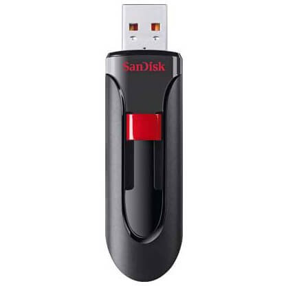 Sandisk Cruzer Glide - USB-flashstasjon - 64 GB