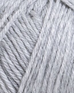 Garn Merino Mini 50 g Ljusgrå