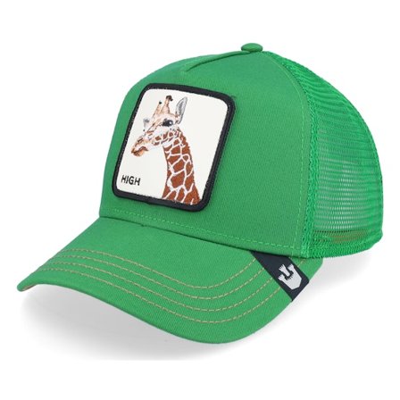 Goorin Bros. - Green trucker Czapka Z Daszkiem - The Giraffe Core Green Trucker @ Hatstore
