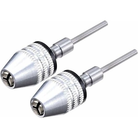 Borrchuck, Triomphe 2 st Hex Shank Chucks Hex Socket Holder Chucks för roterande multiverktyg 0,3 mm till 3,4 mm borrtillbehör