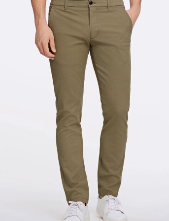 Lindbergh Aop Superflex Chino Pants - Khaki green - 30 x 32