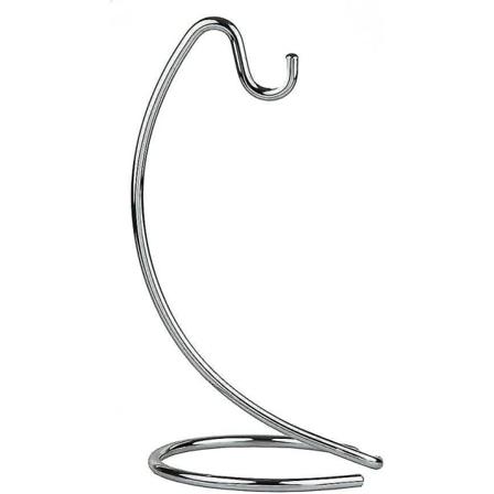 Home Basics Simplicity Collection Rostfri krompläterad stål bananträd, robust metallkrok, cirkulär bas, satin nickel [kk]