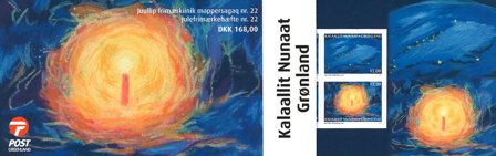 Grønland 2017 - AFA JH-22 - Postfrisk julefrimærkehæfte - Postfrisk hæfte