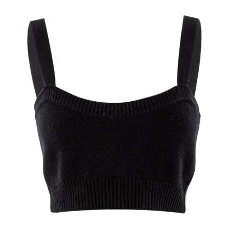 P.a.r.o.s.h. Sleeveless Tops Sort, Dame