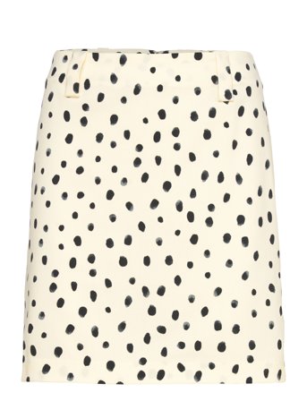 Monki Low Rise Midi Skirt - Cream - 40