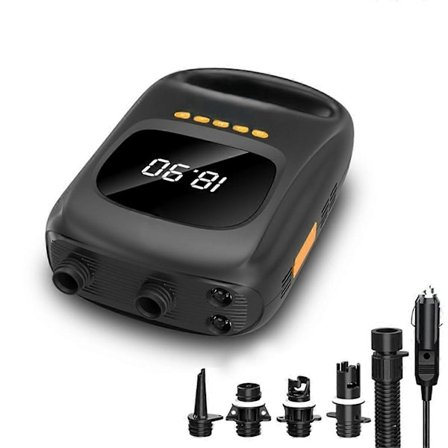 Bærbar Elektrisk SUP Pumpe 20PSI Genopladelig 7500mAh Luftkompressor til Paddleboards Kajakker Både