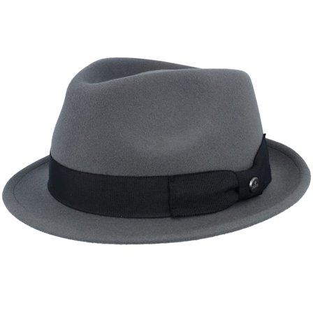 Lierys - Grey trilby Kapelusz - Woolfelt Grey Trilby @ Hatstore