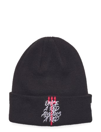 Always Red Yth Cuff Beanie Ma Black New Era