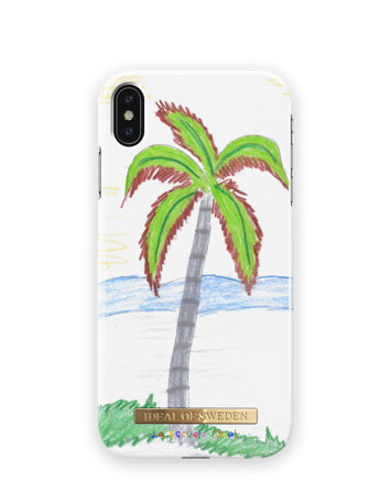 La Escuela iDeal iPhone XS Max Crayon Palm Tree