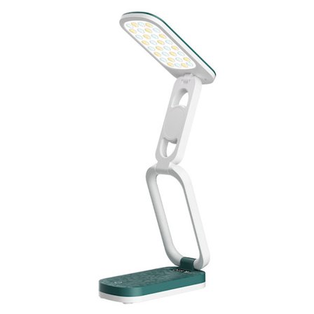 LED sammenklappelig powerbank, øjenbeskyttende bordlampe, studie sengelampe, studentspecifik ambient natlampe, læselampe til kollegieværelset