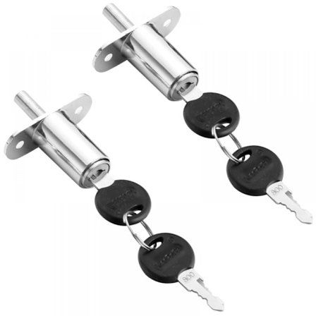 (2 st)Möbel Skjutdörrs Lås Skåp Lås Kärn Tryckcylinder C