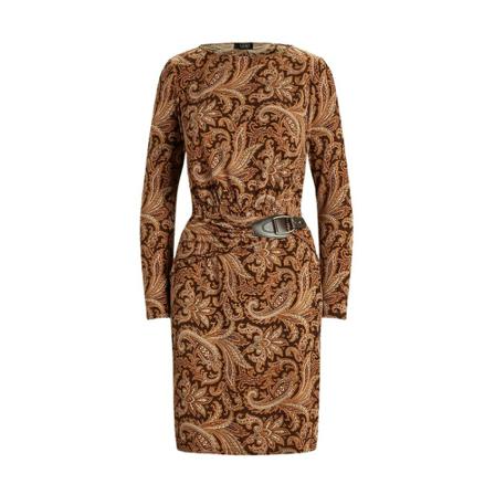 Ralph Lauren, Midi Dresses Bruin, Dames, Maat:S