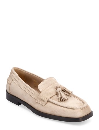 Shoes - Flat Mokasiner Lave Sko Beige ANGULUS*Betinget Tilbud